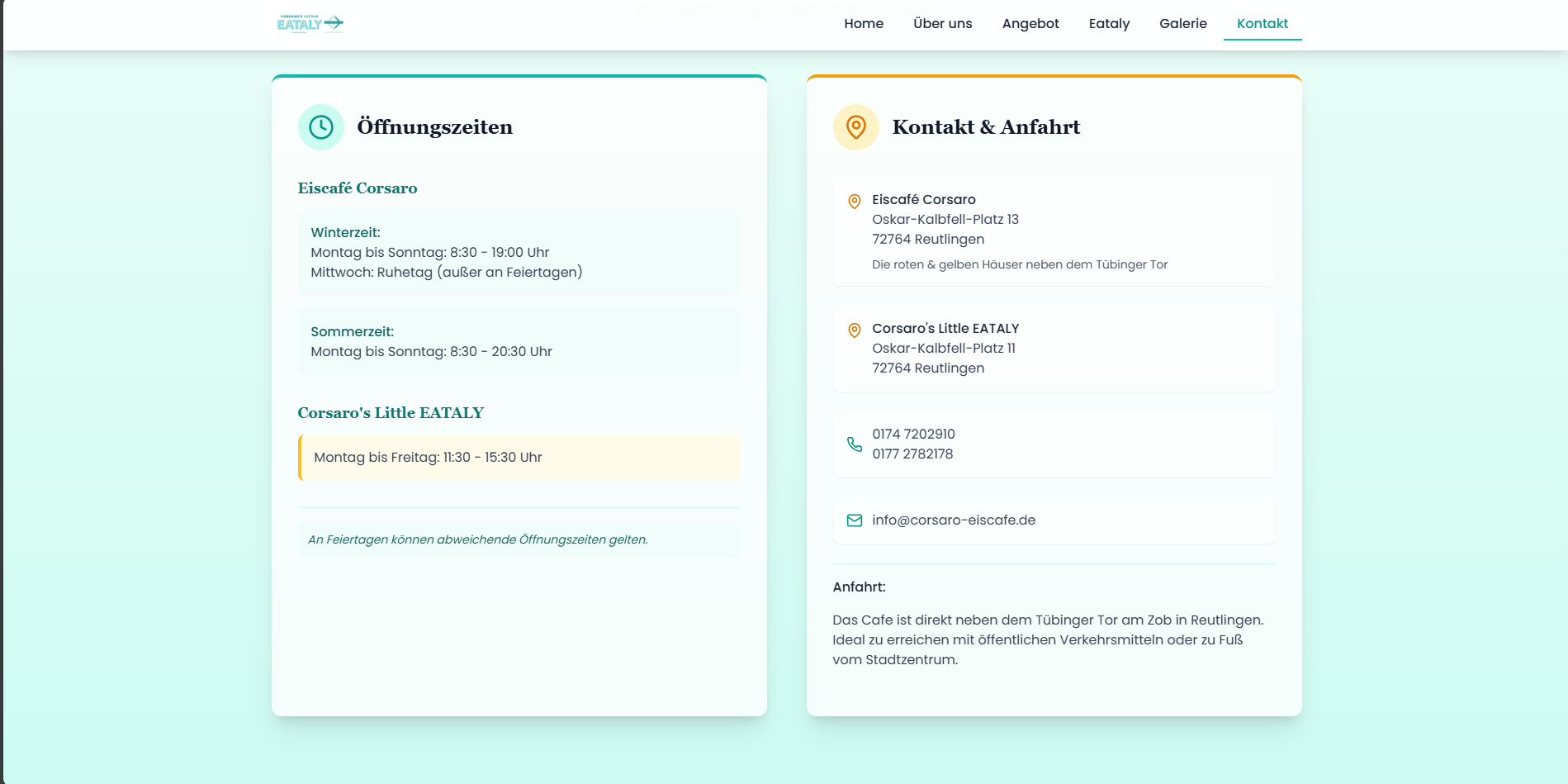 Corsaro Kontakt Sektion