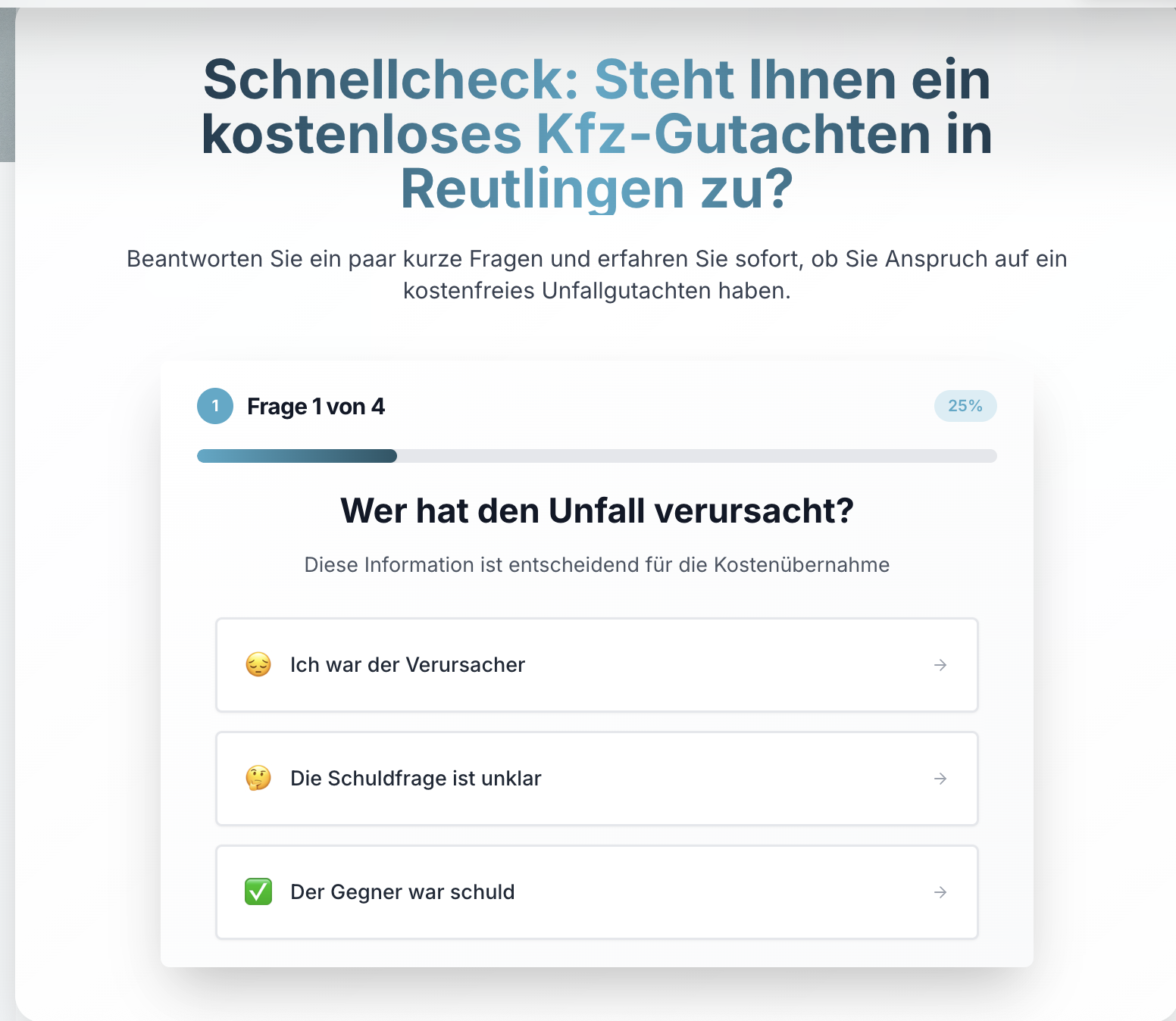 Najami Schnellcheck-Tool